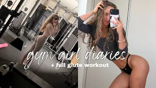 GLUTE DAY WITH ME 💗 | full workout + what i eat before & after gym ♡