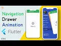 Flutter Tutorial - Navigation Drawer Animation Sidebar Animation Hidden Drawer Animation