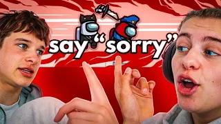 CAN BIGGY APOLOGISE ? In AMONG US Risking Chocolates