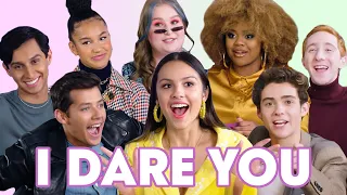 high school musical the musical the series cast plays i dare you teen vogue