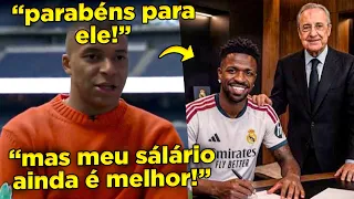 🤦‍♂️MBAPPÉ FICA 'FELIZ' COM PERMANÊNCIA DO VINI JR NO REAL! SERÁ QUE MBAPPÉ ACEITA VINI PRA 2027!