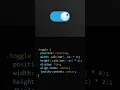 Create a Cool Toggle Switch Animation Using HTML CSS