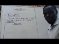 Maths J1 L3 Wk 4