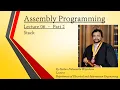 Assembly Programming - Lecture 6