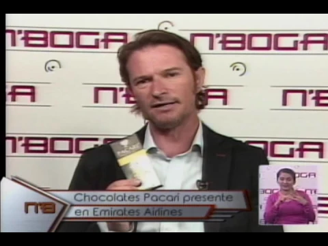 Chocolates Pacari presente en Emirates Airlines
