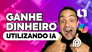 3 formas de ganhar dinheiro com IA em 2024 | Aumente a sua renda online com ferramentas poderosas