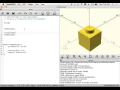OpenSCAD - Making a Lego Block