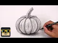 How To Draw a Pumpkin Drawing Tutorial for Beginners