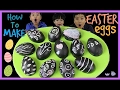 DIY Do it Yourself Chalkboard Easter Eggs Kids Activity by Cars4David