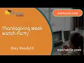 Thanksgiving Week Watch Party - Math for All including PSAT