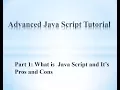 What is JavaScript Advantage and Disadvantage of it