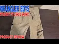 Wrangler Boy s Straight Fit Cargo Shorts