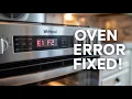 Whirlpool oven E1 F2 error code - Error code meaning and how to fix it