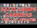 Azur Lane Tier List Updates for Battleships and Carriers Dec 2024