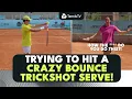 Download Lagu Can Tennis Pros Recreate This Crazy Bounce Trickshot Serve?!