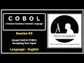 Basic User Input from Console ACCEPT Statement in COBOL Cobol