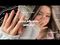 paint jelly nails with me asmr