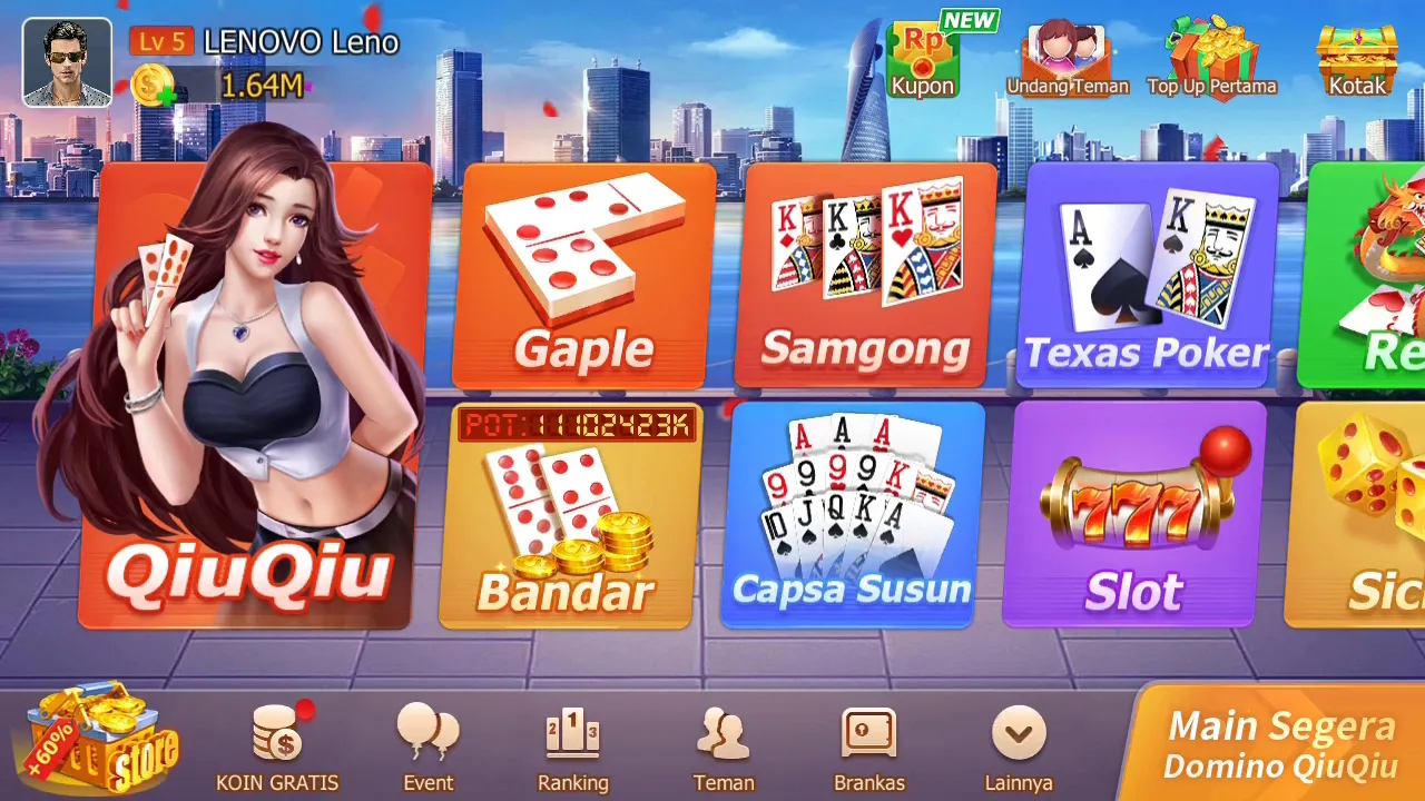 Tutorial Top Fun pulsa 100K Domino qiu qiu