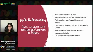 Classifying into Types using Python - Jyotika Singh PyConline AU 2021