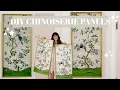 Framed Chinoiserie Panels Make your OWN Framed and Bamboo trim
