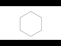 GIMP tutorial How to create hexagon square or any shape in 2 clicks