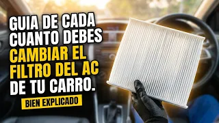 CADA Cuanto TIEMPO Se CAMBIA El FILTRO De AIRE ACONDICIONADO Del CARRO ✅GUÍA PRÁCTICA✅