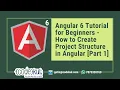 Angular 6 Tutorial for Beginners - How to Create Project Structure in Angular Part 1