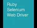Ruby Selenium WebDriver