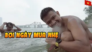 Bơi ngày mưa nhẹ Hà Nội và câu chuyện về kỷ luật trong bơi lội