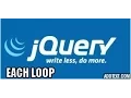 Part 12 Jquery Tutorials method each loop