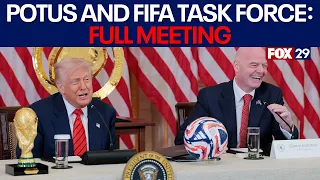 FULL MEETING: President Trump and FIFA Task Force meet at White House