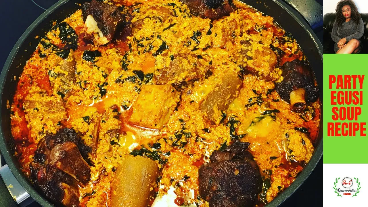  HOW TO COOK NIGERIAN PARTY EGUSI SOUP RECIPE easy STEP BY STEP guide for beginners