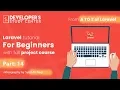 Laravel Tutorials for Beginners Part 14 - How to create controllers in laravel with resources