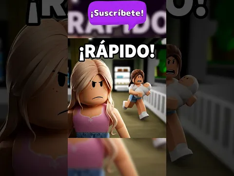 ¡Detengan a esa mujer se lleva al bebé! #roblox #historiaderoblox #carmigames