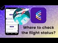 Where to check the flight status using the airport in Avelo