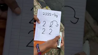 How to Draw Fish from Number 3 🐟3️⃣ | Easy Number Drawing Hack Easy "2" Number Hack to Draw Cute Dog