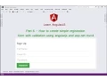 Part 6 - How to create simple registration form with validation using angularjs and asp net c4