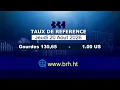 Taux de Reference de la BRH du 20AOUT 2026 HTG 130 65 1 US