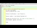 Set and Get Methods in Java