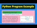 Python program to find GCD or HCF of two or more numbers 114 Highblix