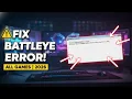 How to Fix BattlEye Launcher Error for All Games 2026 Easy Fix for Service Install Errors