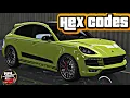 31 Modded Crew Colours WITH Hex Codes NEW