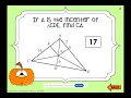 Centers of Triangles Pumpkin Smash Bingo