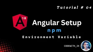 Set Environment Variables for Angular Setup