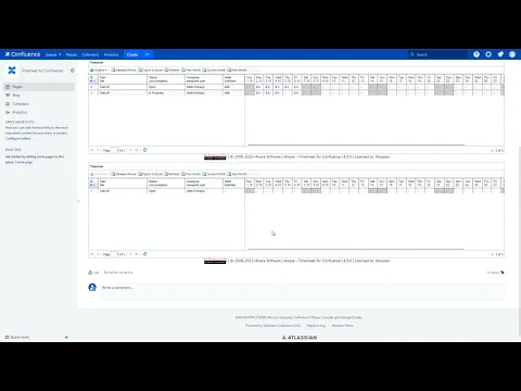 watch Timesheet for Confluence video