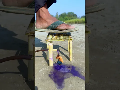 Bamboo house creative water pump amazing magical video idea sort #creative #funny #amazing #shorts