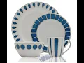 Gourmet Basics by Mikasa Blaise Cobalt 16 Piece Dinnerware Set