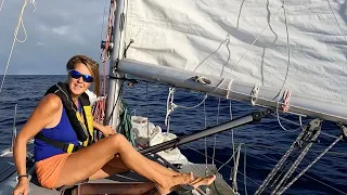 Solo sailing to Tahiti in French Polynesia where my husband joins me – Ep. 197