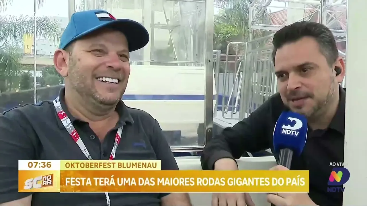 Oktoberfest 2024: uma das maiores rodas gigantes do Brasil em Blumenau