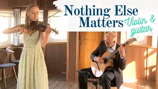 Download Nothing Else Matters - Violin \u0026 guitar - Acoustic Cover Version #metallica MP3